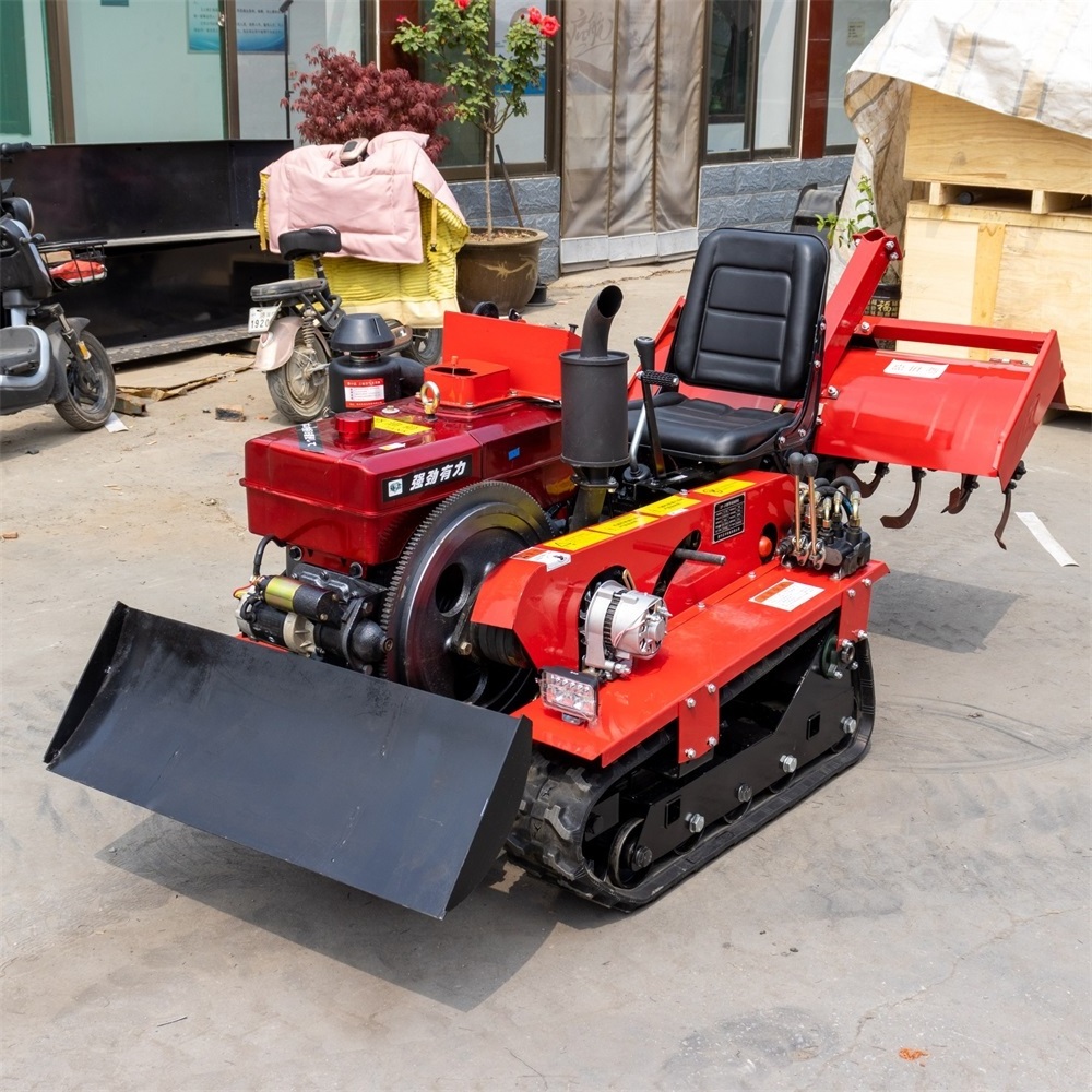 Multifunctional 25HP Mini Farm Tractor For  Agriculture Use Mini Tractor Rotary Tiller