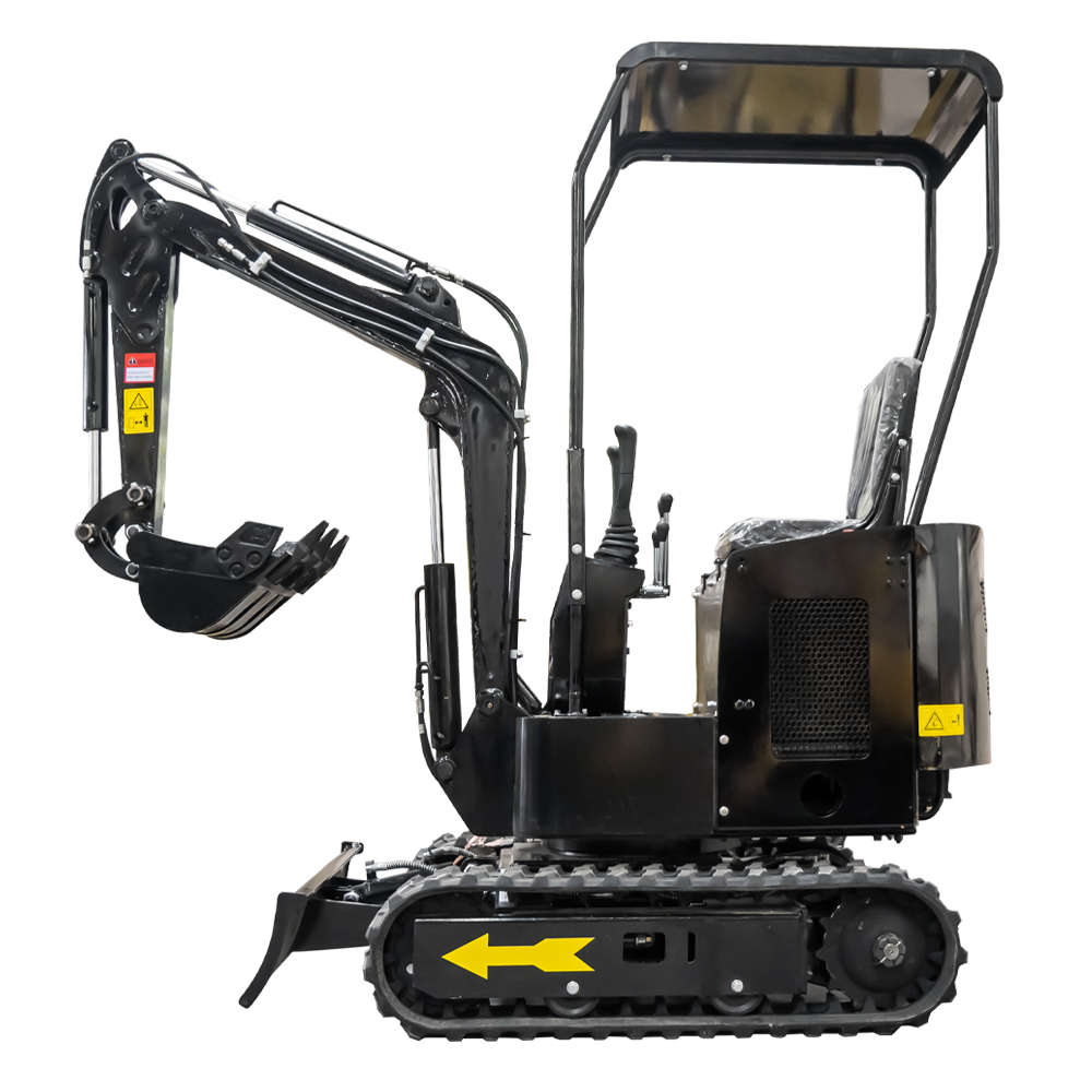 Free Shipping!!!1.2Ton 1T 1.5ton HT10 Hydraulic excavator mini digger with closed cabin