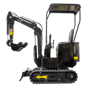 Free Shipping!!!1.2Ton 1T 1.5ton HT10 Hydraulic excavator mini digger with closed cabin