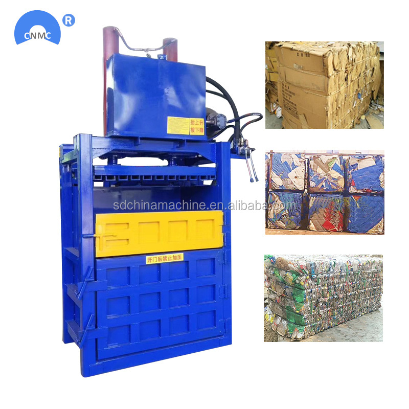 Waste paper baling machine/hydraulic carton compress baler packing machine