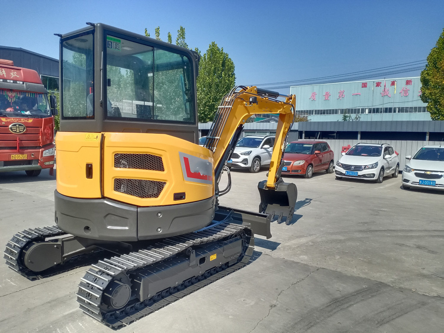 Hightop Mini Excavator 3.5 ton 4ton Mini Digger Excavator With EUROV/EPA Kubota D1703 Engine