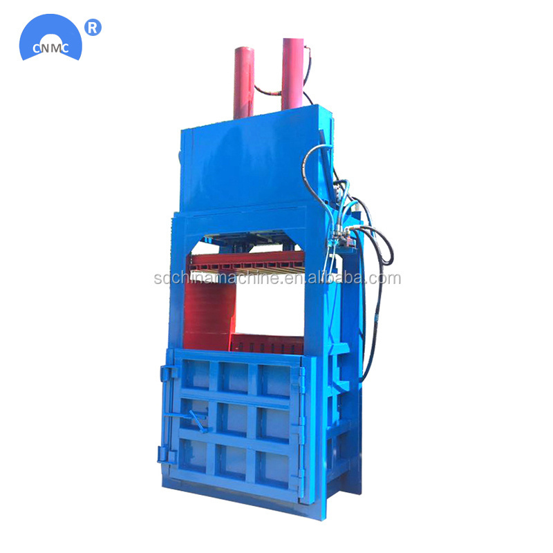 Waste paper baling machine/hydraulic carton compress baler packing machine