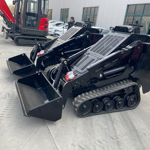 Multi function  Diesel Mini Skid Steer Loader BFS480  1Ton 500kg small Wheel/Crawler Skid Steer Loader With EPA  for sale