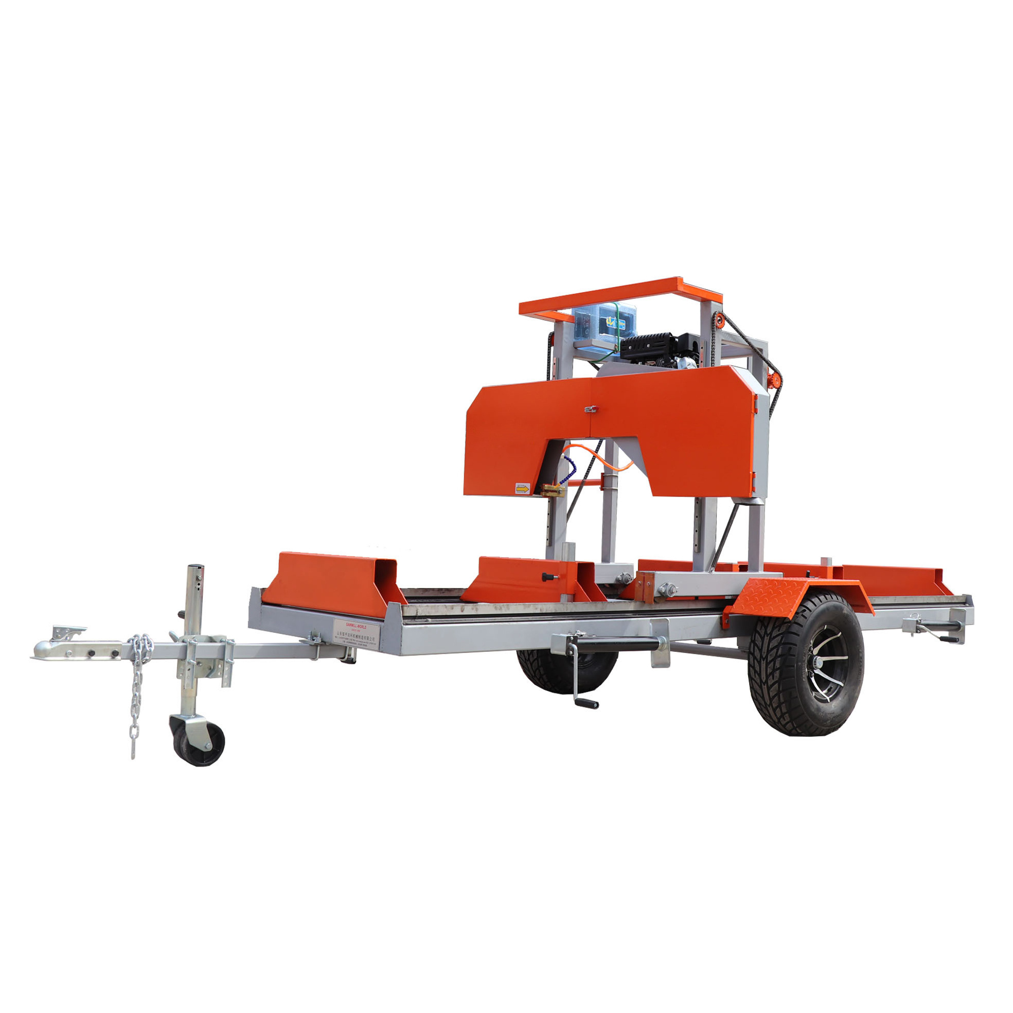 wood cutting splitting machine