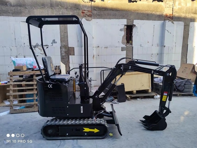 Free Shipping!!!1.2Ton 1T 1.5ton HT10 Hydraulic excavator mini digger with closed cabin