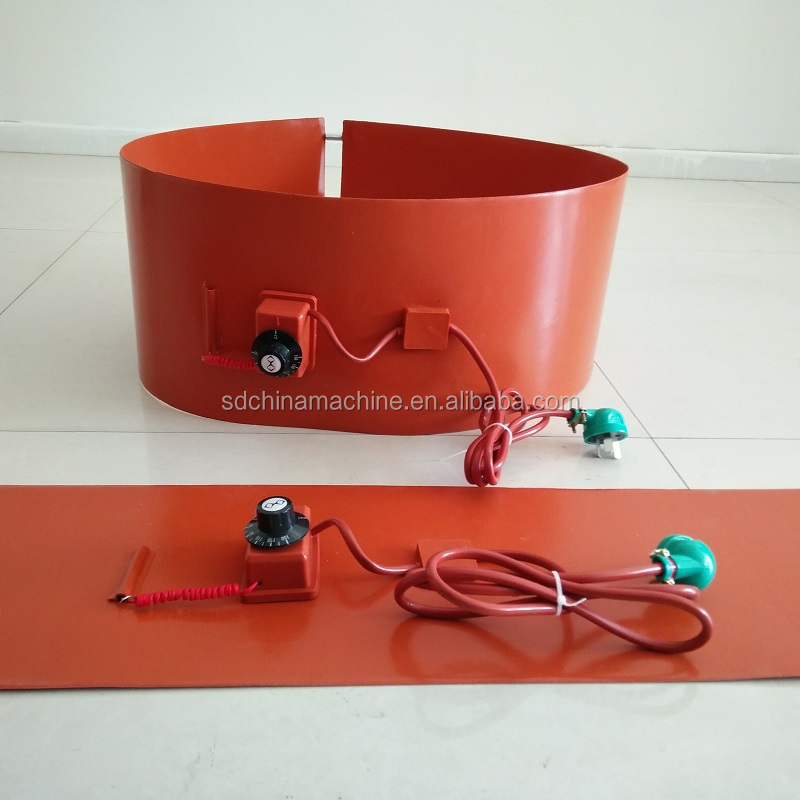 1740*250mm silicone oil drum heater electric heat belt for 200l drum