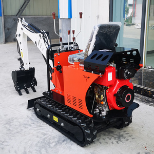 Rubber track excavator micro bagger 08ton electric mini excavator