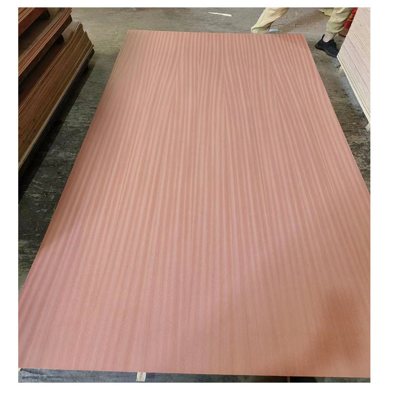 Bintangor Sapele door panels furniture panels can be made into grooved commercial plywood