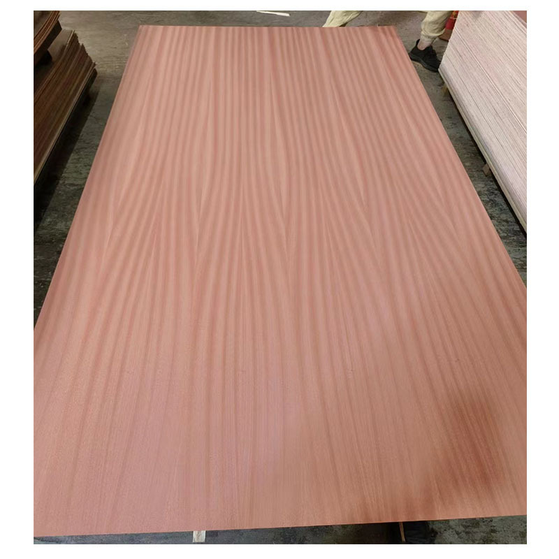 Bintangor Sapele door panels furniture panels can be made into grooved commercial plywood