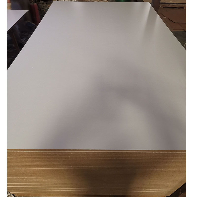 Manufacturer made 4x8 melamine warm white wood grain veneer MDF board waterproof furniture MDF/HDF board