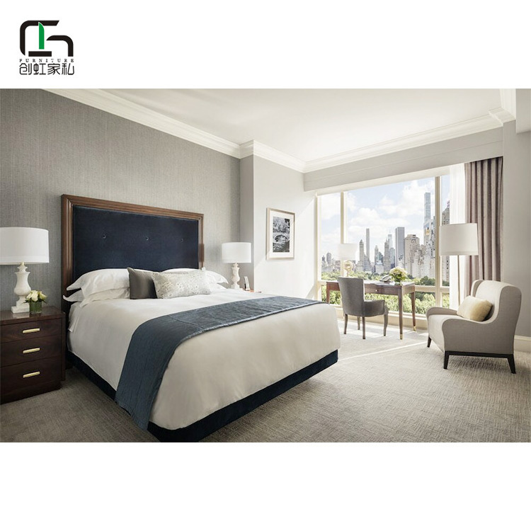 Foshan custom marriott hotel bed modern bedroom furniture sets luxury