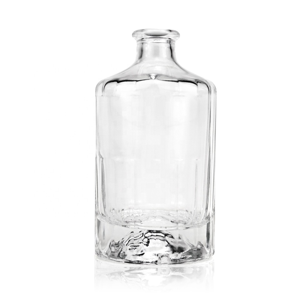 custom design700ml whiskey 50ml alcohol manufacturer crystal 100ml 300ml unique silver glass tequila bottles