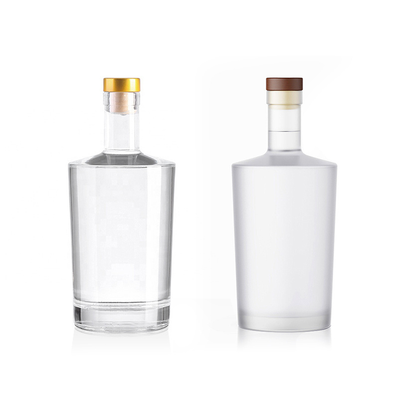 Glass Bottle 1 Liter of Vodka Extra White Flint 750ml Liquor Bottles Empty Vodka Sprits Glass Bottle