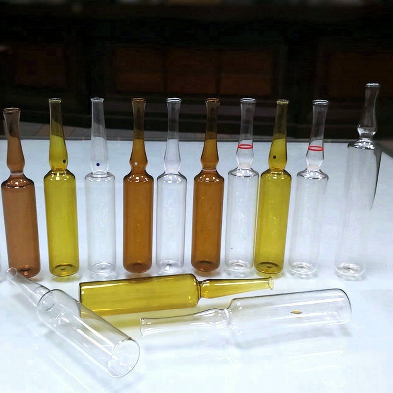 Ampoule Vial Bottles Pharmaceutical Ampola Bottles Amber Clear Glass Serum Glass Products 1ml 2ml 3ml 5ml 10ml 20ml Round CQ