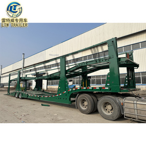 Double deck 6 cars gooseneck car carrier  dolly tow  truck  lock  trailer 8 cars carrier semi trailer For Sale