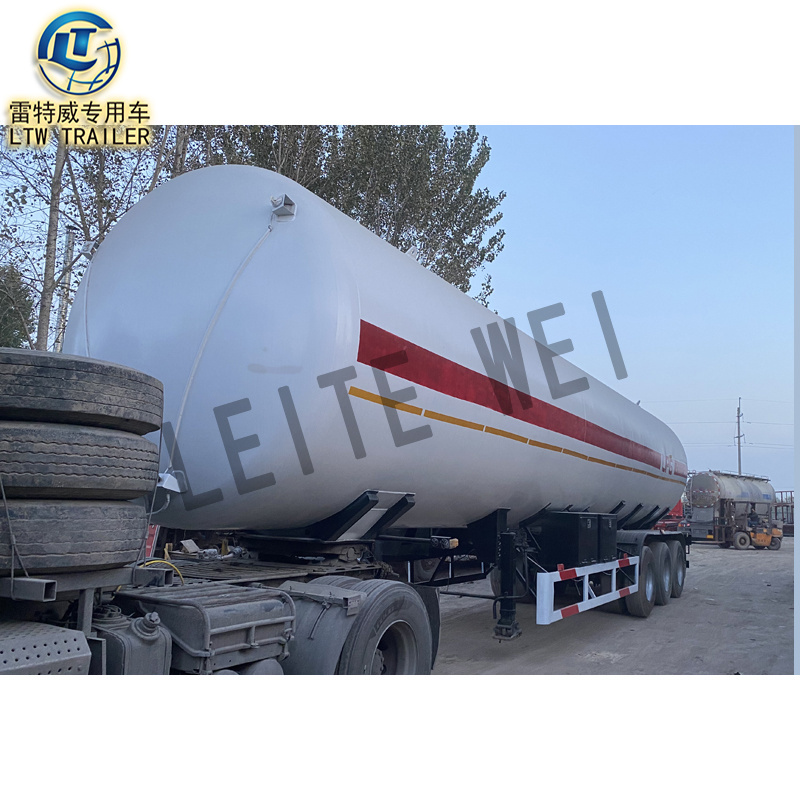 3 Axles 2017 Used and New LPG Tank Trailer 59.6cbm LPG Gas Tanker semi Trailer for Sale