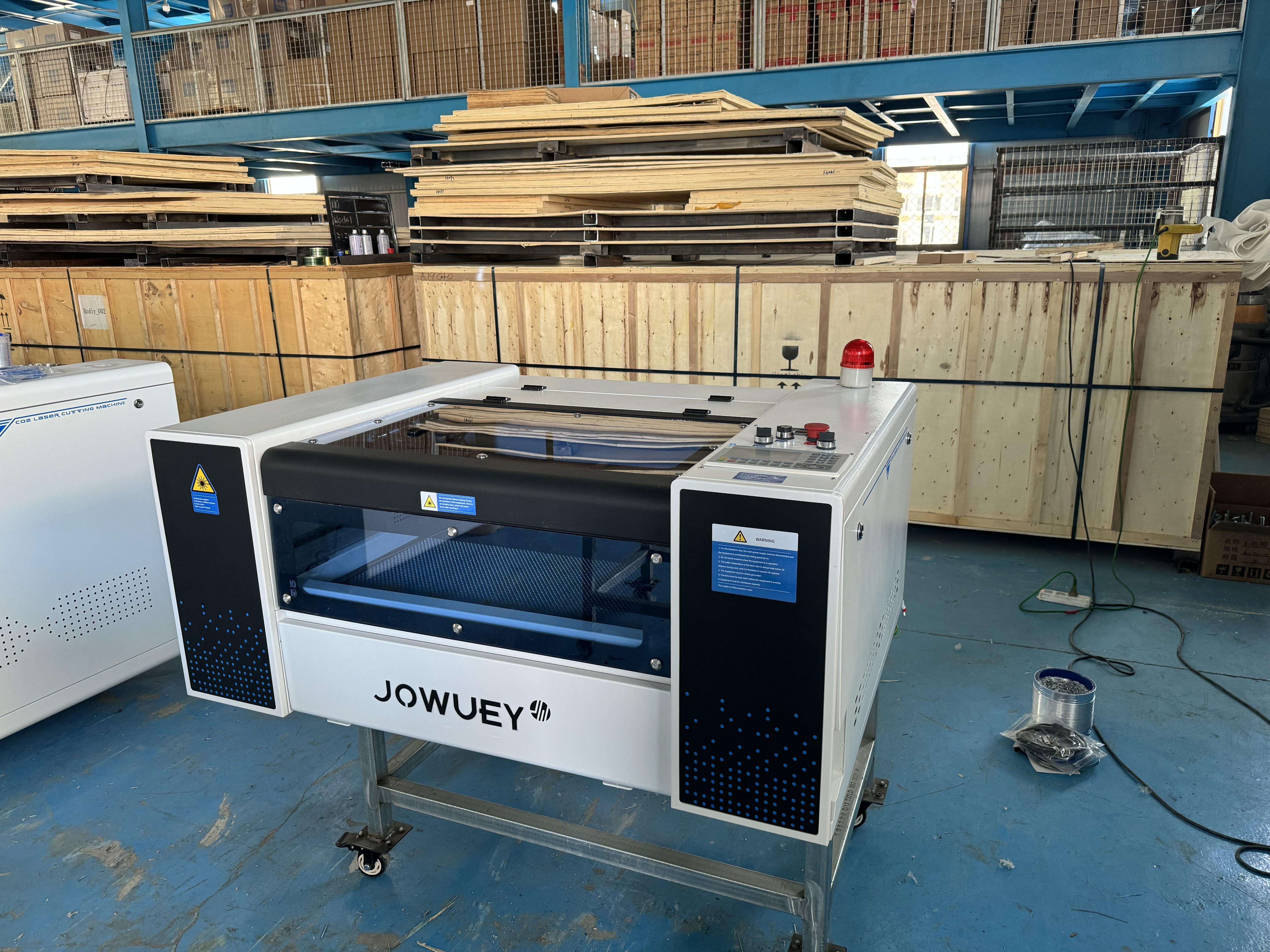 Jowuey Cnc Desktop 60W 80W 100W 130W 7050 1610 1390 Wood Foam Co2 Laser Cutter And Engraver Automatic