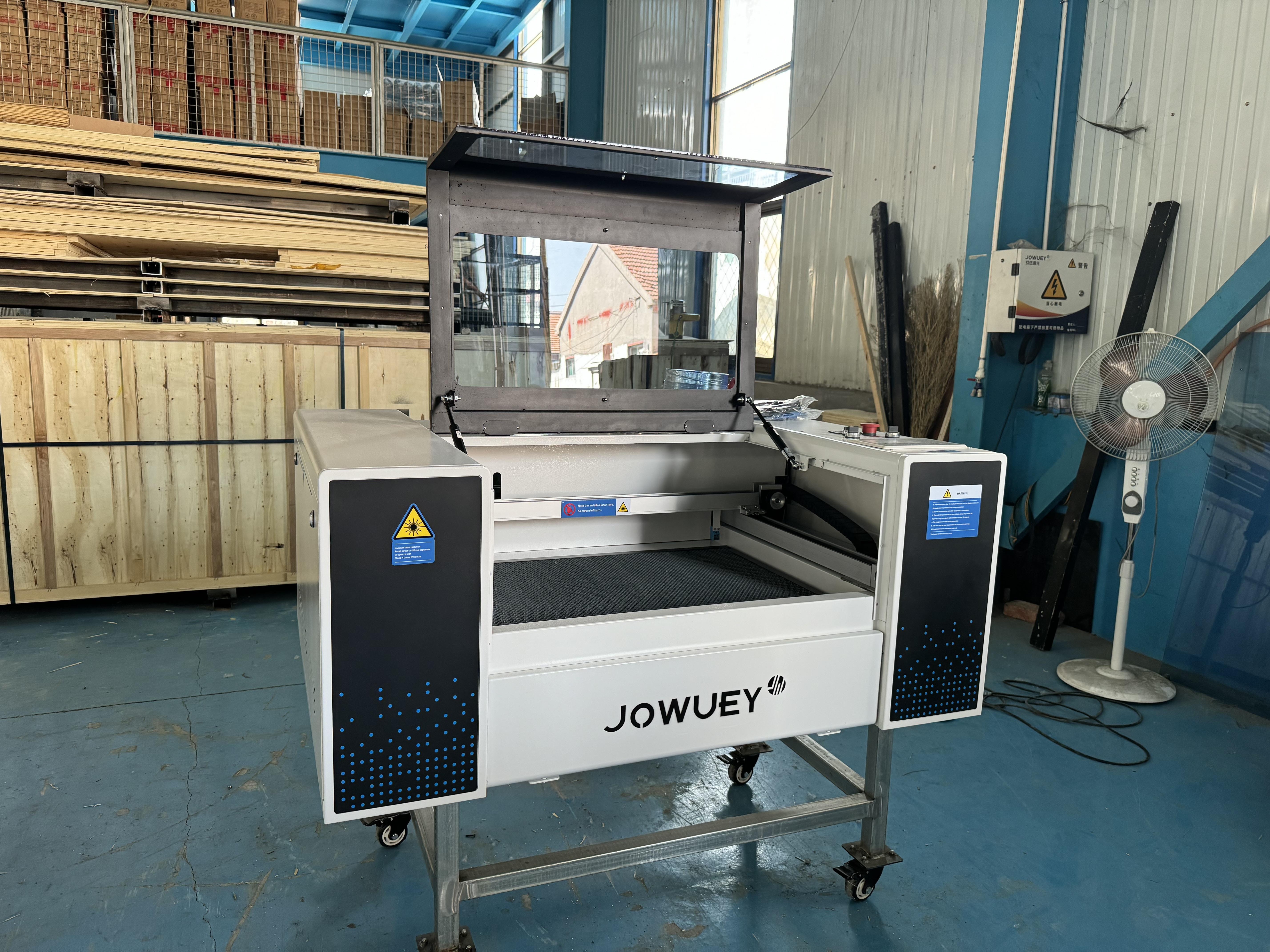 Jowuey Cnc Desktop 60W 80W 100W 130W 7050 1610 1390 Wood Foam Co2 Laser Cutter And Engraver Automatic