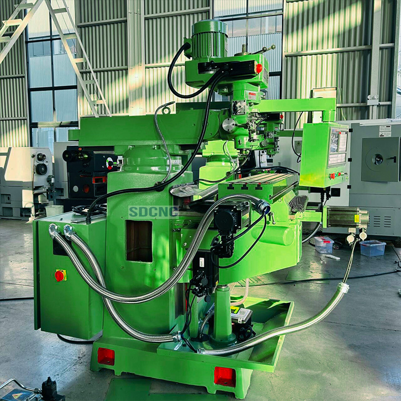 Fully Automatic Heavy Duty Turret Milling Machine Vertical Milling Machine for Metal Manufacturing Plant Provided Light Duty 