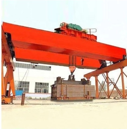 Magnet Bridge Crane with Electromagnetic Carrier Beam in Vertical