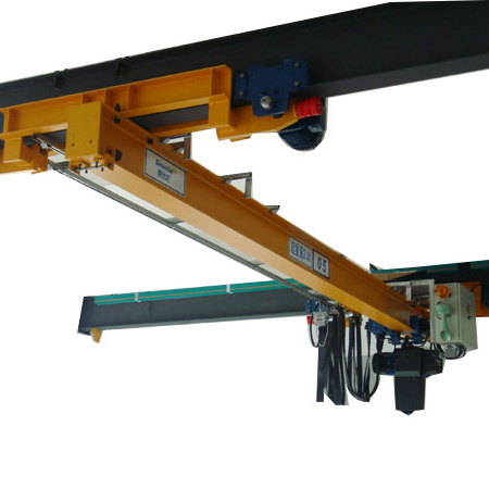 Bridge Crane Single Girder Overhead Bridge Automatic Crane Electric Hoist 3 Phase 380V 50hz Motor Remote Controller 500 ISO SZMC