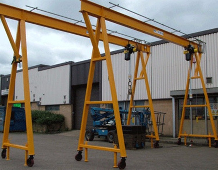 Aluminum alloy Small Gantry Crane with chain or electric hoist