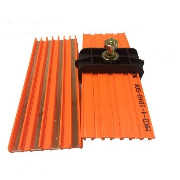 3p 4p 6p Power supply seamless busbar conductor rail bus bar for crane and hoist