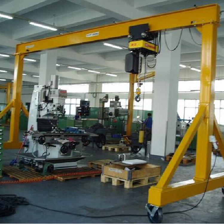 Small single girders gantry crane for small room small portable gantry crane small mobile gantry crane 1 ton 2 ton