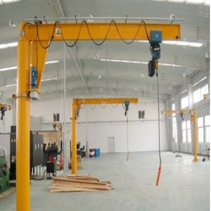 Lifetime Service  Fixed Pillar 3 Ton Floor Mounted  JIB Crane 180-360 Degree Slewing Hot Sale