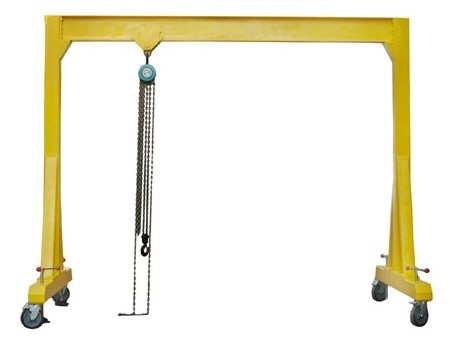 Aluminum alloy Small Gantry Crane with chain or electric hoist