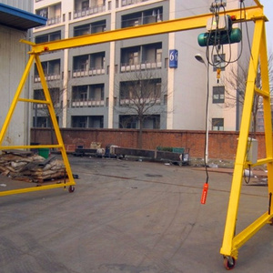 Aluminum alloy Small Gantry Crane with chain or electric hoist