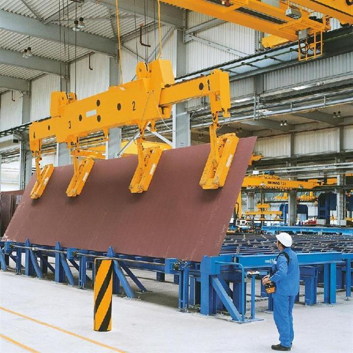 Magnet Bridge Crane with Electromagnetic Carrier Beam in Vertical