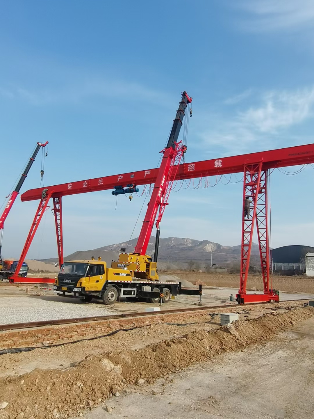 SZMC Brand Supply Gantry Crane 10 Ton 25 Ton 30 Ton For Marble/concrete Factory /Warehouse