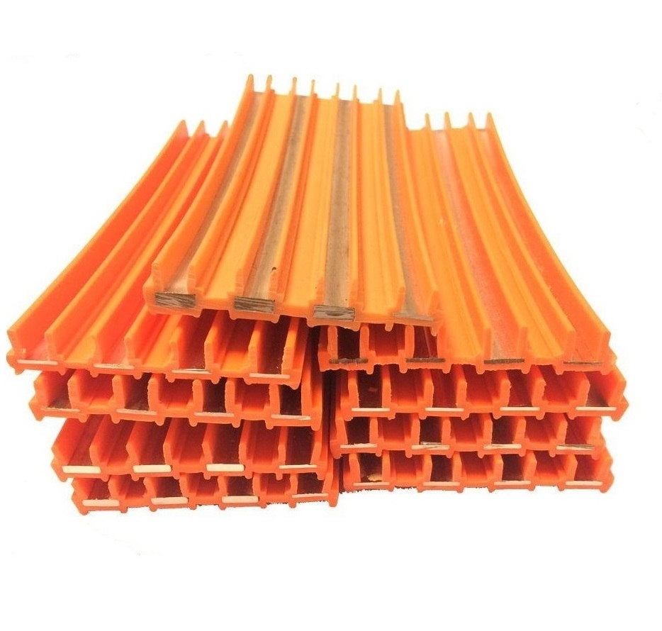 Travelling overhead crane insulated copper seamless busbar system conductor rails  bus bar