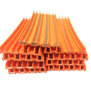 Travelling overhead crane insulated copper seamless busbar system conductor rails  bus bar