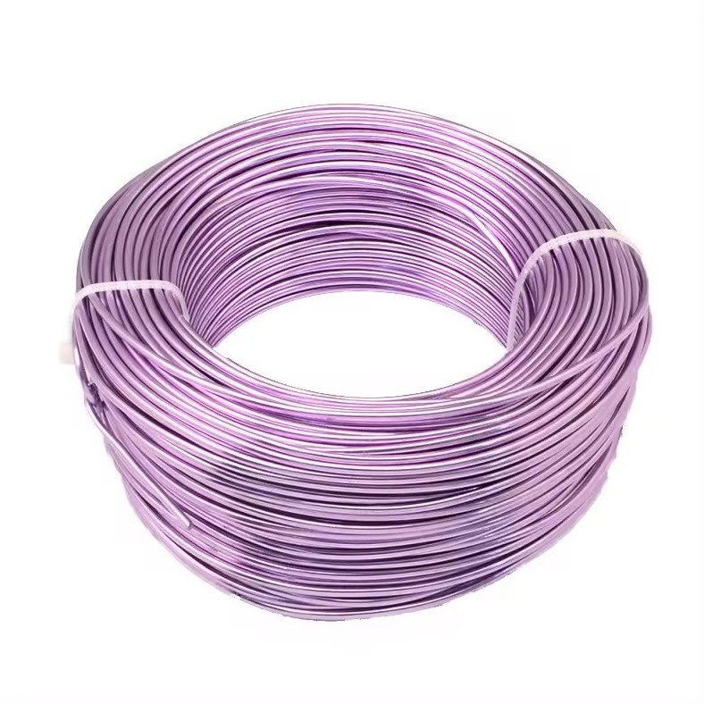 1mm 1.2mm 1.5mm Enameled Anodized Aluminum Craft Wire Various Colors for Bonsai Craft