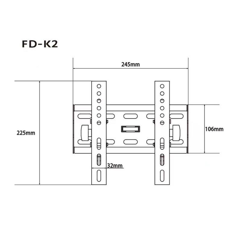 With Spot Wholesale high quality desk tv wall mount vesa 200*200 mm tilt 15-43 inch for living room furniture 22 inch