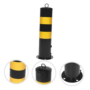 Fixed traffic warning post Outdoor parking barricade Cover Stainless Steel Security Bollards