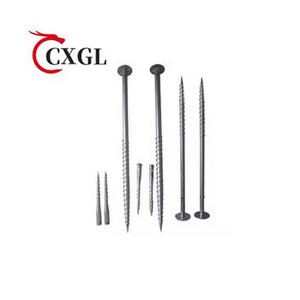 Galvanized Solar Ground Anchor Screw Helical Piles for Prefabricated Light Steel Building