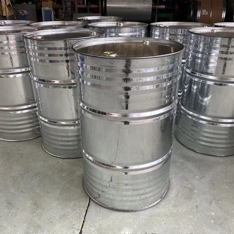 200L chemical packaging galvanized barrel open closed steel metal drum brand new steel drum for sale