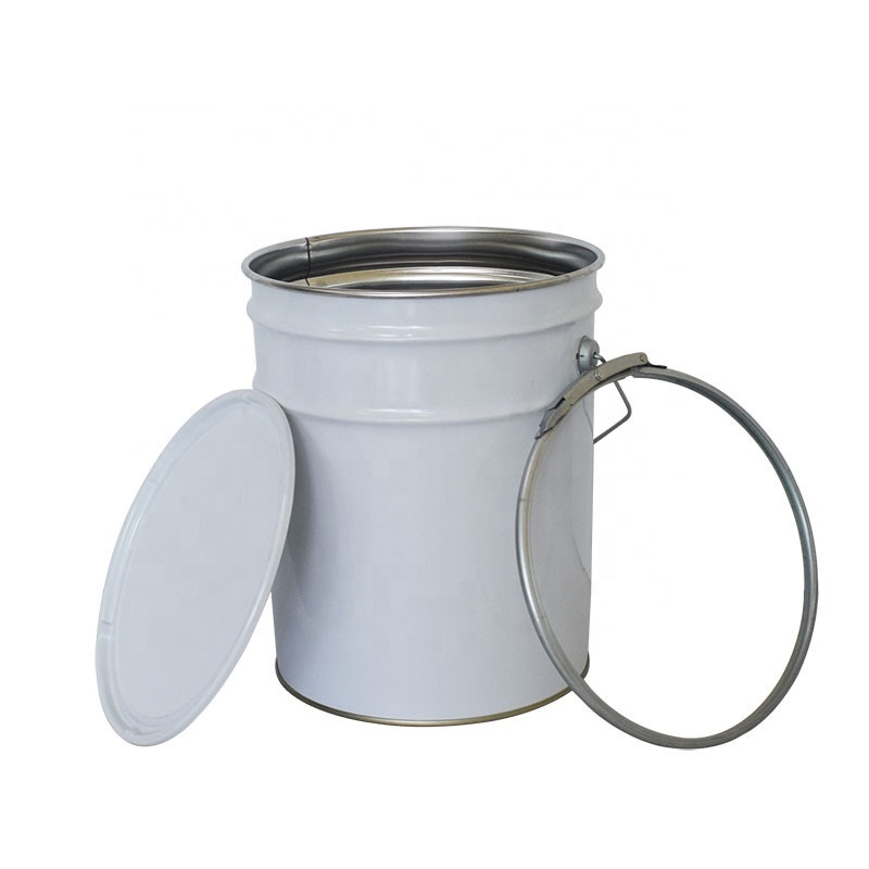 20L latex paint packaging iron drum/metal empty barrel/10L paint chemical bucket/anti rust conical drum