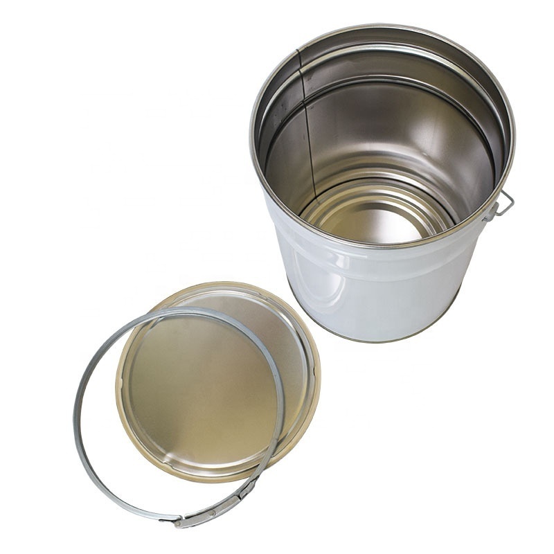 20L latex paint packaging iron drum/metal empty barrel/10L paint chemical bucket/anti rust conical drum