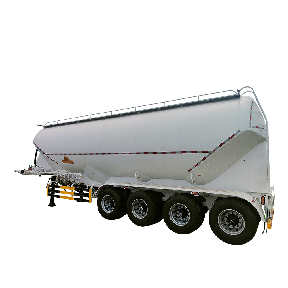 Cement Tanker Semi Trailer 3 4 Axle Bulk Cement Trailer 40cbm Dry Bulk Cement Powder Tanker Semi Trailers for Sale