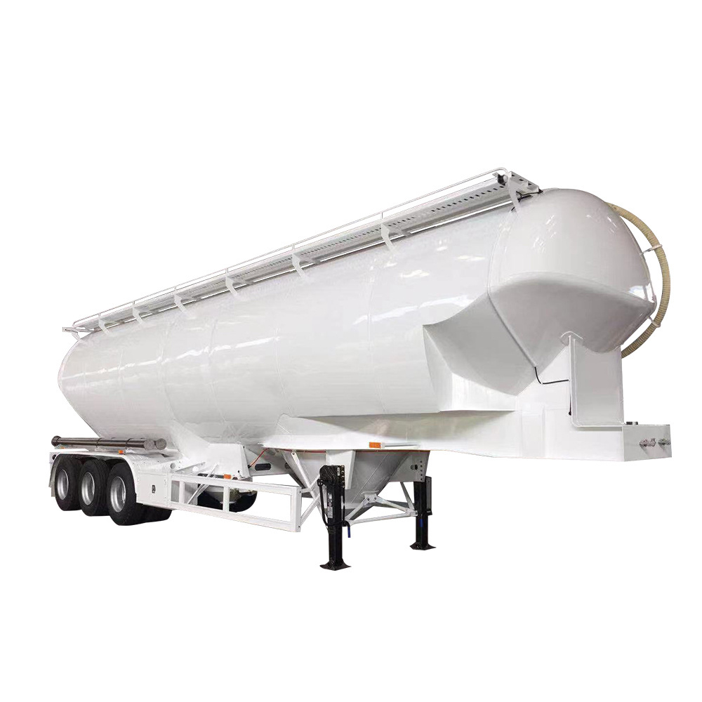 Factory 3 Axle 50 Cubic Powder Tanker Cement Trailer 60 Ton Bulk Cement Dump Tanker Semi Trailers