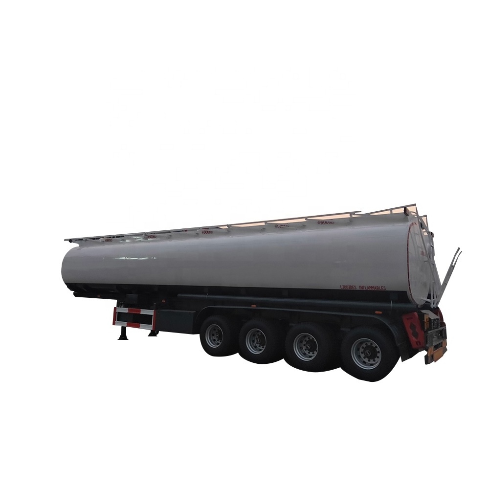 Oil Fuel Diesel Gasoline Crude Water Milk Liquid Nitrogen Transport aluminum Tanker Truck Semi Trailer For Sale