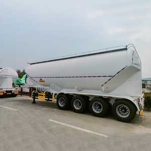 Factory 3 Axle 50 Cubic Powder Tanker Cement Trailer 60 Ton Bulk Cement Dump Tanker Semi Trailers