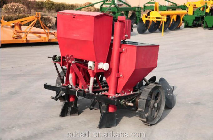 one and two row potato fertilizer seeder planter