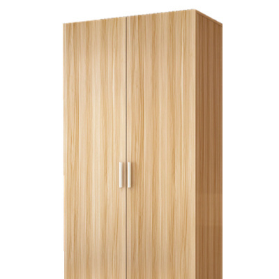 Wardrobe double door simple modern wooden household economic wardrobe two door assembled coat