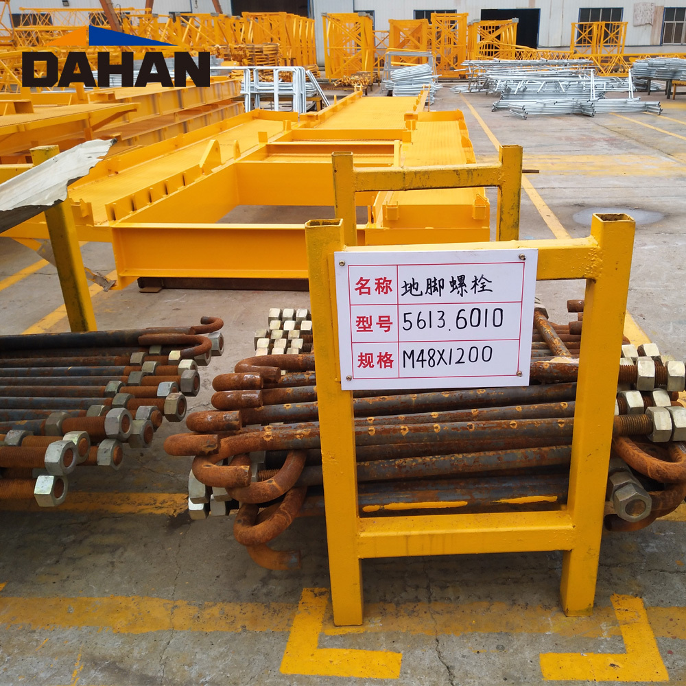 QTZ80(6010) DAHAN 6T Tower Crane Spare Parts For Sale