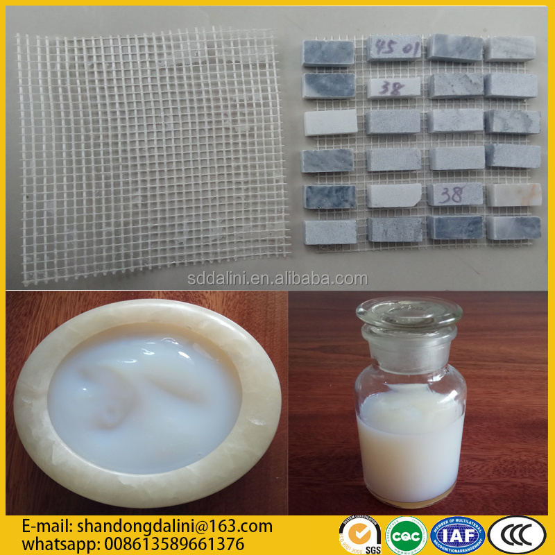 Water-based environmentally friendly waterproof adhesive glue for mosaic tile, glass, stone